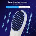 Electric Wireless Massage Comb Red Blue Light Therapy Hair Growth Vibration Head Scalp Massager Anti Hair Loss with Replace Comb.