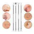 Blackhead Acne Pimple Remover Tool Facial Skin Care Products Kit Pinzas Para Espinillas Black Head Removal Tweezers Face Cleaner. 