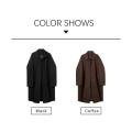 TFETTERS Brand Japan Woolen Overcoat Man Casual Autumn Winter New 2024 Thickening Windbreak Coat Male Daily Vintage Clothing. 