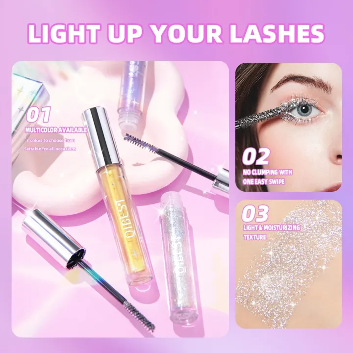 QIBEST%20Sparkling%20Diamond%203D%20Mascara%20Long%20Lasting%20Makeup%20Curling%20Volume%20Extension%20Glitter%20Lengthening%20Eyelashes%20Mascara%20Cosmetics%20-%20Image%204