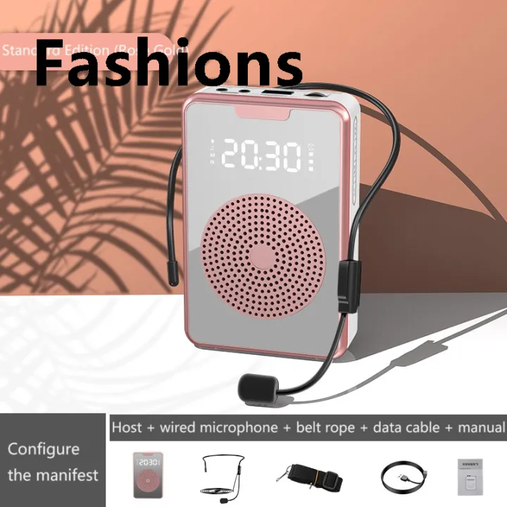 Fashions%20High%20Quality%20Portable%20Wireless%20Bluetooth%20Voice%20Amplifier%20Microphone%20Teaching%20Megaphone%20Little%20Bee%20Loudspeaker%20for%20Teacher%20Outdoor%20Tour%20Guide%20-%20Image%207