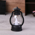 Mini Led Retro Oil Lamp Glowing Cande Light Night Light Dollhouse Kerosene Lamp Layor. 