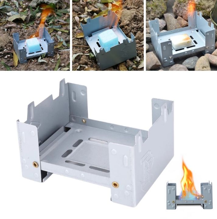 Foldable Solid Fuel Camping Stove