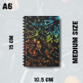 Notebook Aesthetic Math Doodle Theme Ai Edition Artiqulate Journal Writing Pad K752.