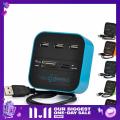 USB 2.0 Hub Combo Splitter 3 Port Dock All in One SD TF M2 MS/Pro Duo Card Reader Adapter for PC Computer.