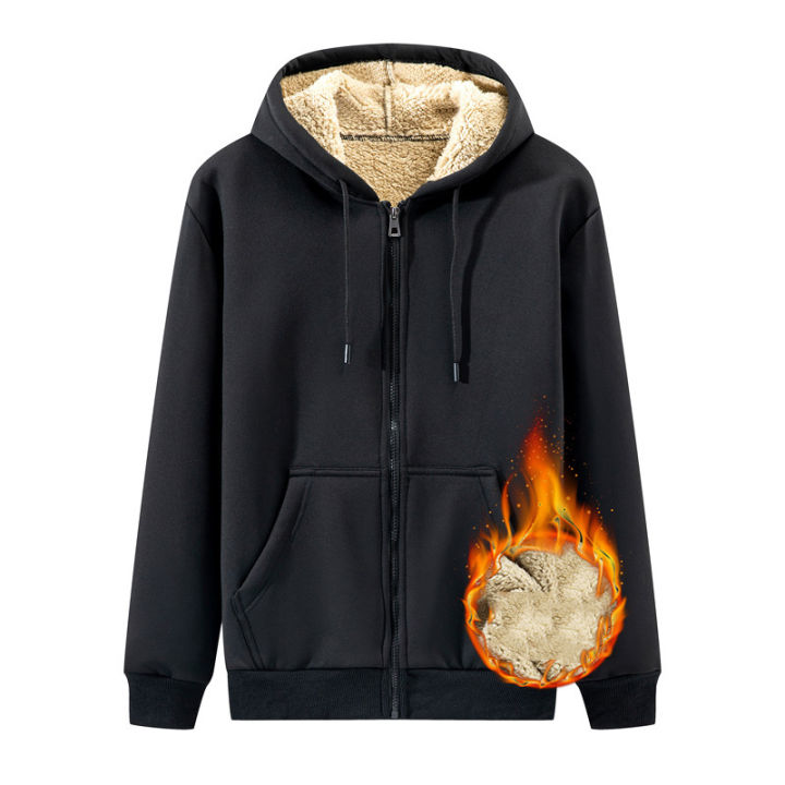 IELGY%20lamb%20wool%20warm%20men's%20hooded%20zipper%20jacket%20-%20Image%202