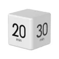 Vividaea Rotating Countdown Timer with Sensor Portable Rotating Pomodoro Timer with Led Display Adjustable Volume Cube Timer for Work Study Kitchen 1-60 Minutes Preset Sensor-controlled Favorite Adjustable. 