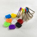 House Key Case 2022 Colors 6/10pcs Hollow Silicone Soft Key Cap Covers Topper Keyring Key Rings Car Hot. 