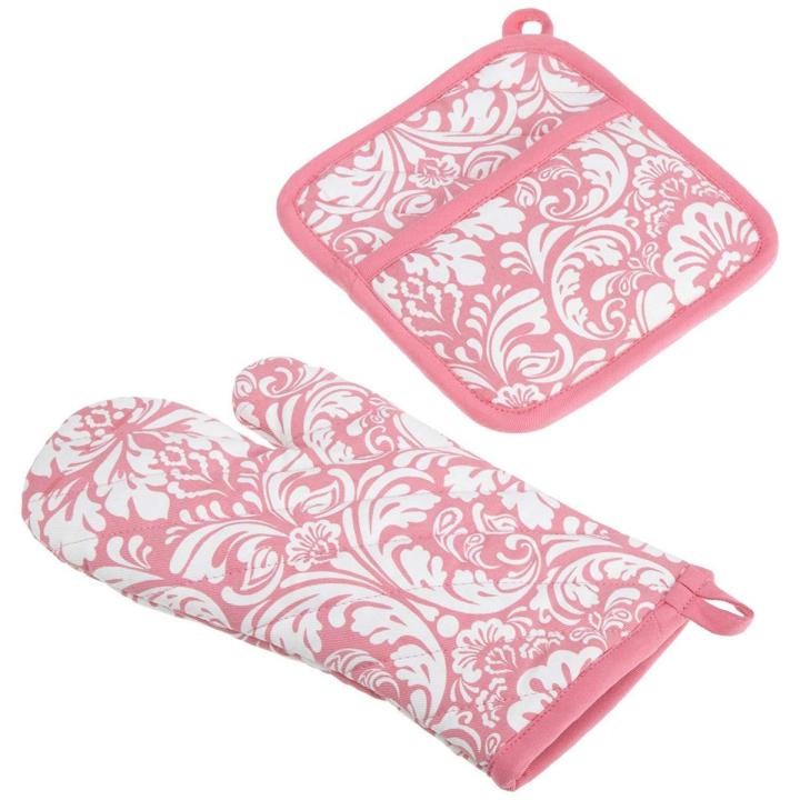 Oven Mitts & Pot Holder Heat resistant gloves Kitchen Safety