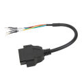 OBD2 Female Connector Cable, 5 Pinout Diagnostic Extension Pigtail Cord Durable for Car. 