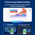 BlueWow Universal Mobile Phone Cooler for Gaming Radiator Processor Adjustable Portable Charging Silent Phone Portable Light Cooling Cold Phone Cooler Phone Cooling Artifact Radiator fan cooler phone H15.
