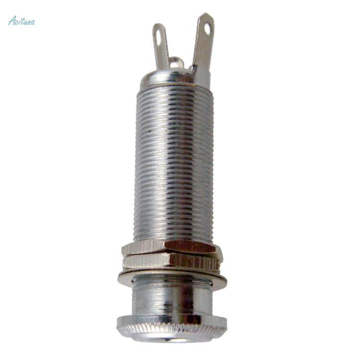 2Pcs%20Threaded%20Cylinder%20Output%20Input%20Guitar%20Jack%20Plug%20Socket%201/4"%206.35mm%20A+B%20-%20Image%206