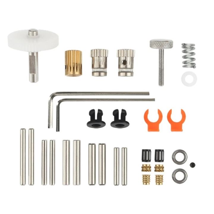 1 Set All Metal Dual Gear BMG Extruder for 3D Printer Parts Feed Double Pulley Extruder For Ender-3 Cr10 Cr-10s 85DD