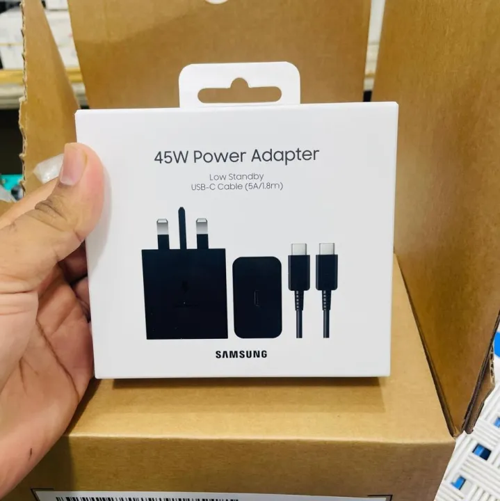 Samsung%2045W%20Power%20Adapter%203%20Pin%20Charger%20Super%20Fast%20Charging%20Supported%20With%205A%20Type-C%20to%20C%20Cable%20and%20NFC%20Verification%20EP-T4511%20-%20Image%206