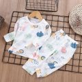 【New release】 Children Pajamas Set Boys Cotton Clothes Children Pants Set Cartoon Sleepwear Set Kids Pajamas Girls Toddler Baby Outfits Pyjama.