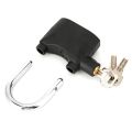 Security Alarm Lock for Bike and Door - Black.