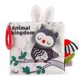 Baby Soft Tail Cloth Book Educational Learning Toy For Toddlers Newborns Visually Stimulate A Variety Of Tactile Training. 