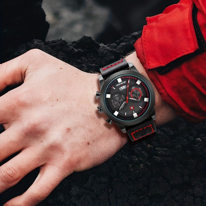 1pc%20Boys%2012-18%20Years%20Old%20New%20Men's%20WatchPointer%20Calendar%20Quartz%20Watch%20Large%20Dial%20Sports%20Belt%20Watch,%20Ideal%20choice%20for%20Gifts%20-%20Image%202