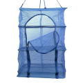 Foldable 4 Layers Drying Net Fish Net Drying Rack Hanging Vegetable Fish Dishes Dryer Net 35 X 35 X 65cm PE Hanger Fish Net. 