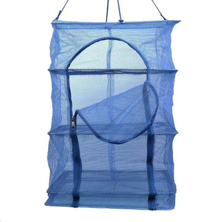 Foldable%204%20Layers%20Drying%20Net%20Fish%20Net%20Drying%20Rack%20Hanging%20Vegetable%20Fish%20Dishes%20Dryer%20Net%2035%20X%2035%20X%2065cm%20PE%20Hanger%20Fish%20Net%20-%20Image%202