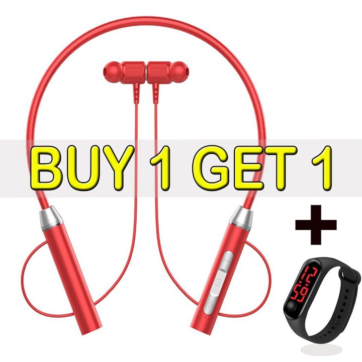 Earphones Magnetic Bluetooth (Buy One Get One Free)5.0 Hanging Neck In Ear Wireless Headphones With Microphone