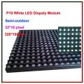 P10 Outdoor White LED module DIP 32*16 Pixel 320*160mm for Single color LED display Scrolling message led sign 16 x 32 using Controller HD-U6A.