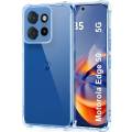 For Motorola G85, Edge 50, Edge 50 Neo, Edge 50 Pro, Edge 50 Ultra Edge-Reinforced Shockproof Cushion Back Clear Hybrid Transparent Soft Silicon Cover Casing-E_Store. 
