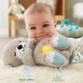 Schlummerotter Sleep Cute Plush Toys Breathing Schlummer Otter Music Glowing Plushie Soft Stuffed Animals Baby Sleep Dolls Gift. 