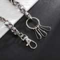 Personality Punk Cool Skull Pants Chain Keychain Waist Chain Men||||||||||||'s Motorcycle Biker Rider Hip Hop Rock Jewelry Accessories.