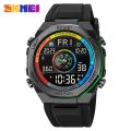 SKMEI Dual-Display Electronic Watch With Compass and Calorie Function 50m Waterproof Mutifunctional Sports Fashion Wristwatches For Men 2209. 