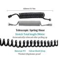 Telescopic Shower Hose Spiral Spring Hose Toilet Bidet Sprayer Telephone Line Plumbing Hose Bathroom Accessories Water Pipe. 