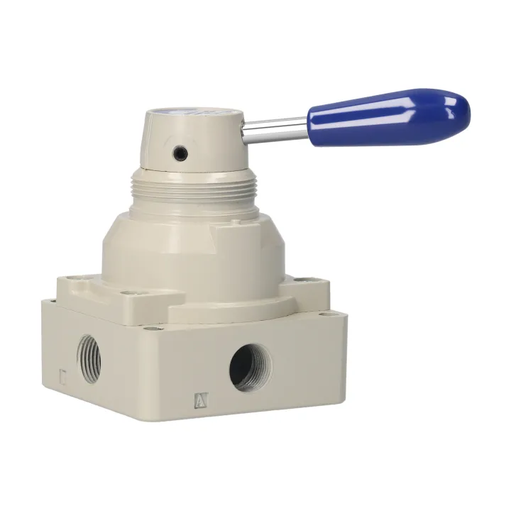 Rotary%20Lever%20Hand%20Valve%203/8''%20PT%20Air%20Flow%20Control%202%20Position%204%20Way%20Air%20Flow%20Control%20Pneumatic%20Air%20Hand%20Lever%20Valve%204HV310-10%20-%20Image%204
