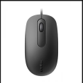 Rapoo N200 BLACK Wired Optical Mouse,.