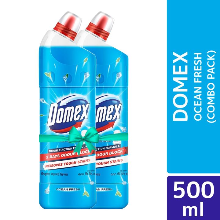 Domex Toilet Cleaning Liquid Ocean Fresh 500ml (Bundle of 2)
