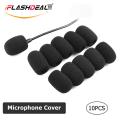 10PCS Microphone Covers Microphone Windscreen Sponge Cover Headset Mic Foam Cover Protective Cap for Gooseneck Meeting Mic. 