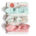 3Pcs/set Baby Headband Bows Rabbit Ears Lace Flower Soft Elastic Baby Girl Headband Newborn Turban Winter Hair Accessories. 