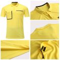 new style Soccer Referee uniform professional soccer referee shirts Football referee Jersey black yellow green. 