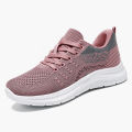 Sneakers Women's 2024 Spring New Single Shoes Flying Weaving Running Shoes Lightweight and Breathable Women's Shoes Wholesale Casual Shoes Girls. 
