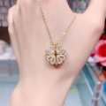 Stylish Fashionable Magnetic Chain Necklace for Women - Heart-Shaped Pendant for Girls Simple Stylish Fashion New Collection.