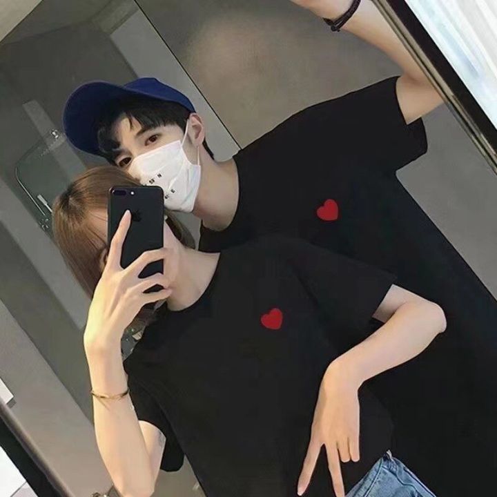 summer%20new%20love%20embroidery%20t-shirt%20couple%20vintage%20tshirt%20short%20sleeve%20streetwear%20black%20tee%20shirt%20clothes%20top%20aesthetics%20size%20y2k%20-%20Image%202