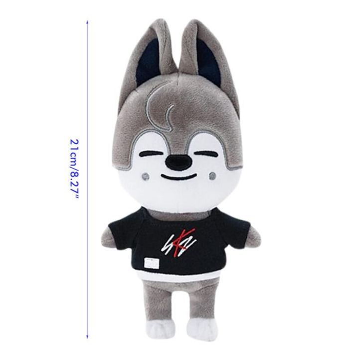(New)%20cartoon%20tray%20kid%20kzoo%20pluh%20toy%2021cm%20peluche%20tuffed%20doll%20bbokari%20Wolf%20Chan%20leebit%20dwaekki%20jiniret%20figure%20fan%20gift%20-%20Image%204