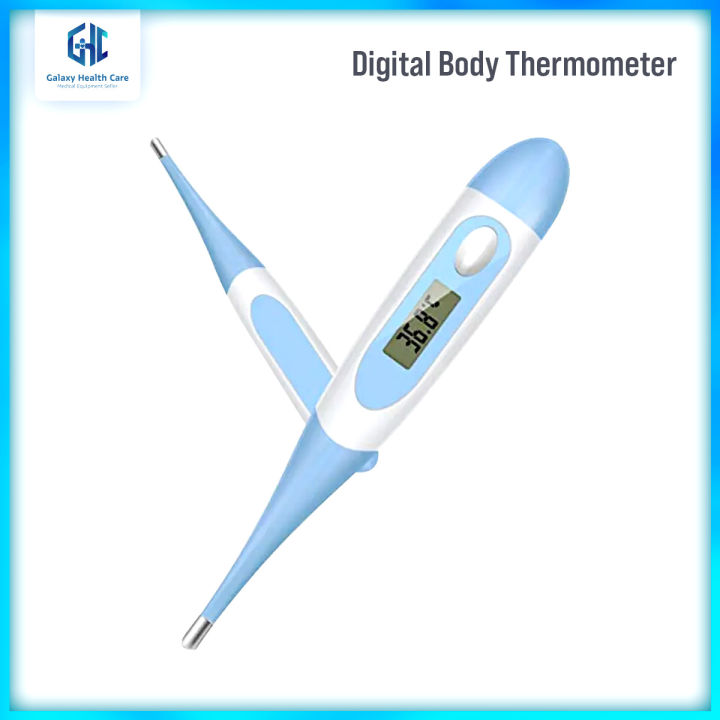 Digital Body Thermometer, Flexible Tip Accurate Baby Oral, Rectal, Underarm Thermometer Waterproof Basal Thermometer