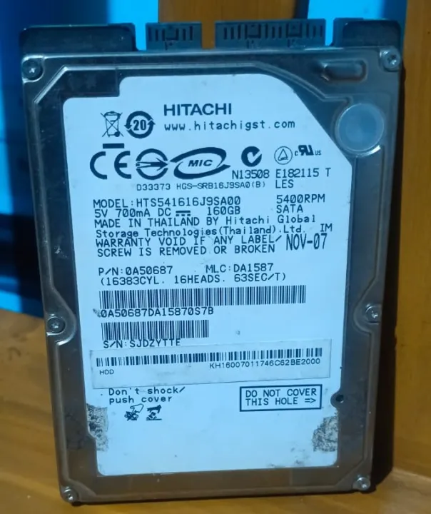Hard%20Disk%20Drive%20%20160gb%202.5%20inch%20SATA%20hdd%20For%20Laptop-Note%20Book-%20other%20Uses%20Korean%20Product%20100%25%20performanc%20-%20Image%204