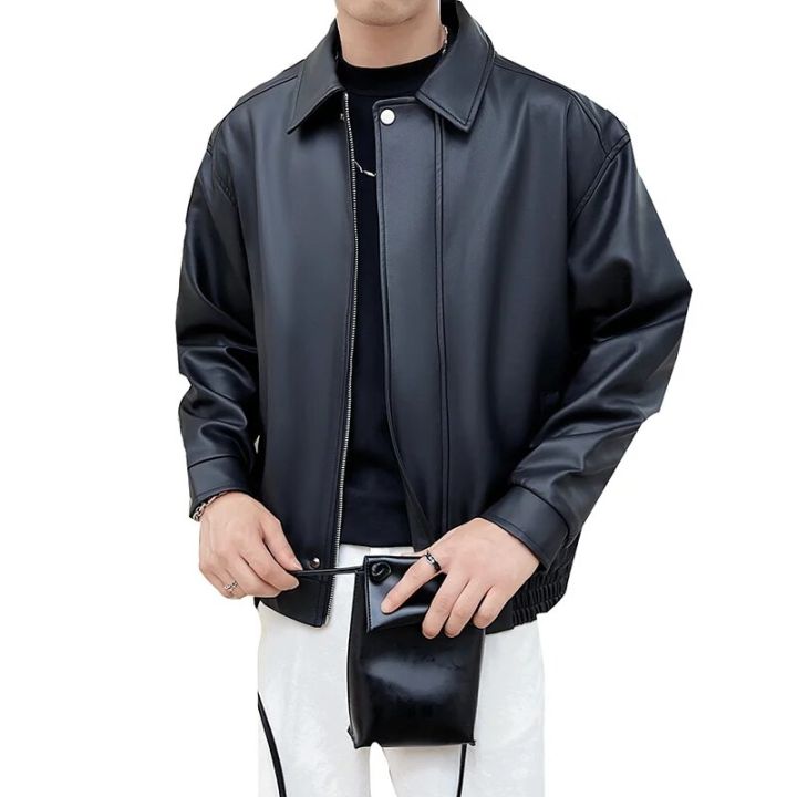 White%20Khaki%20Black%20Leather%20Jacket%20Men%20Slim%20Fashion%20Casual%20Motorcycle%20Jacket%20Mens%20Streetwear%20Korean%20Hip-hop%20Bomber%20Jacket%20Men%20Coat%20-%20Image%205