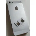Apple Logo Silver Metal Glossy ShineCompatible for iPhone And All Mobile Phone and Tablet For I Apple Logo.
