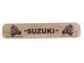 Motorcycle Front Name Plate Wooden for Suzuki Yamaha Decorations All Bike. 