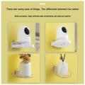 Wall Mount Floating Stand Shelf For Security Camera Mini Bedroom Bathroom Camera Shelf Monitoring Tray Organization Storage. 