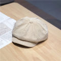 Park Jimin corduroy casual bud hat Korean Japanese versatile British octagonal beret JIMIN. 