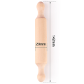 20Piece Mini Rolling Pins Wood Wooden Rolling Pin for Crafts, Small Wooden Dough Roller for Children in the Kitchen Baking Wooden Tiered Tray. 