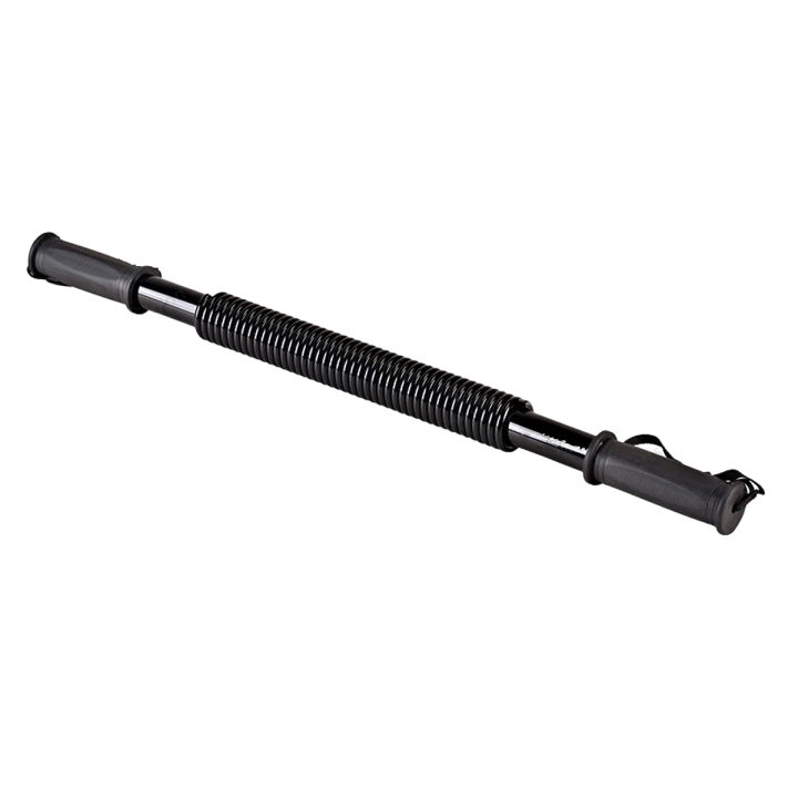 40 kg Power Twister Bar Arm Shoulder Builder Spring Exercise Chest and Bicep Blaster - Black